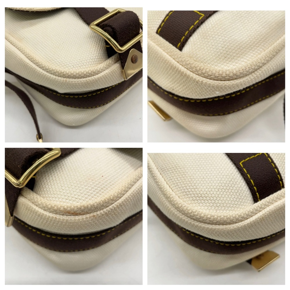 Louis Vuitton Antigua Besace PM Brown and Cream Canvas tote - Picture 7 of 14